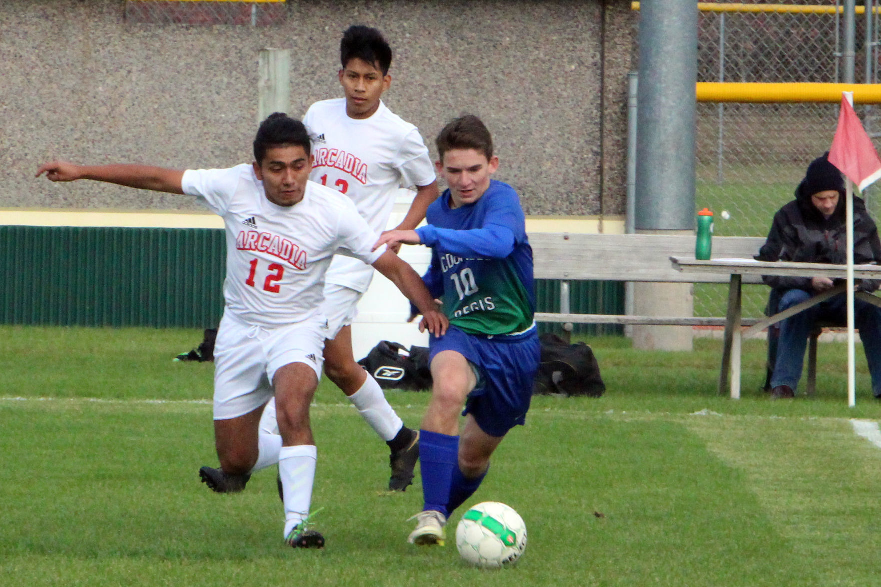 Arcadia at McDonell/Regis boys soccer 10-04-18